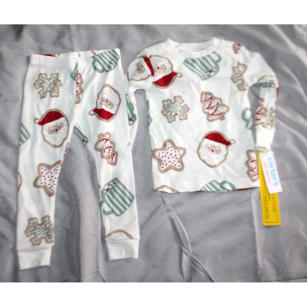 Baby boys Girls Carter's Christmas cookie set pajamas 18 months